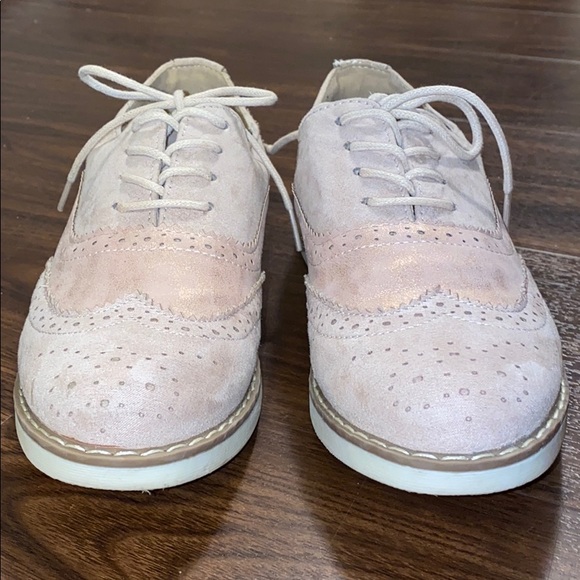 Primark Shoes - ROSE GOLD PINK SUEDE SHOES